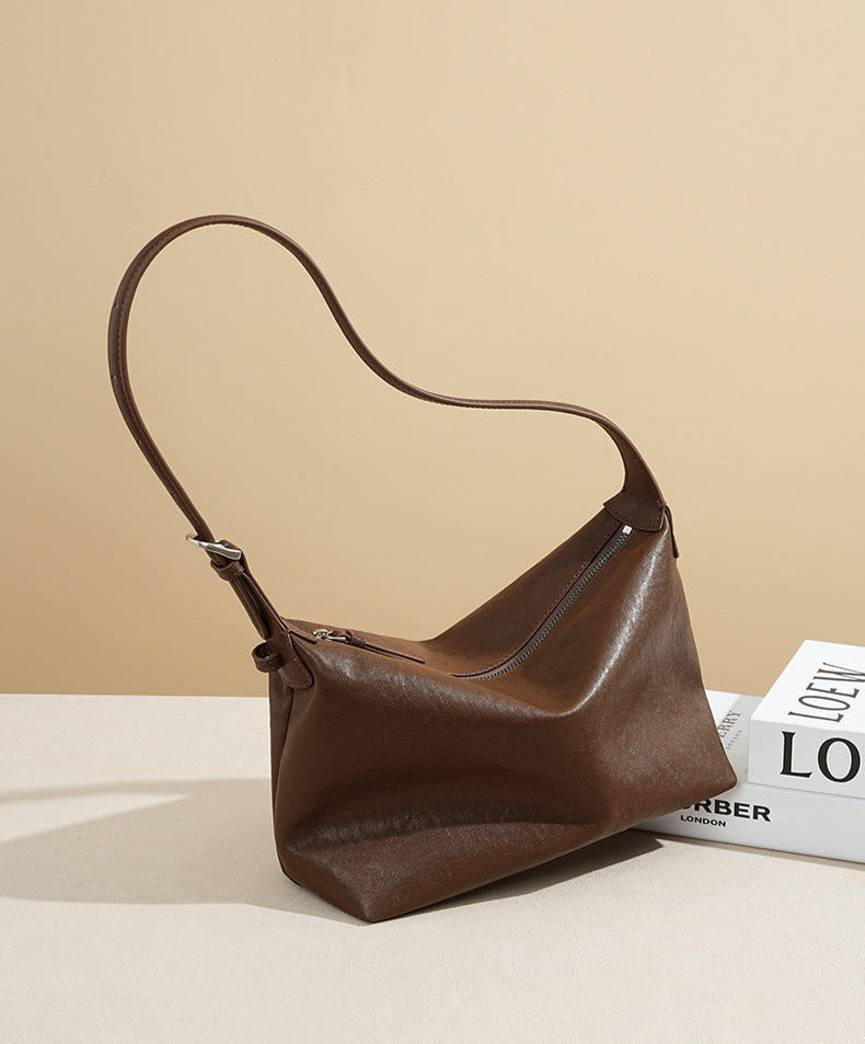 Bolsa de Ombro em Couro Legítimo Louise