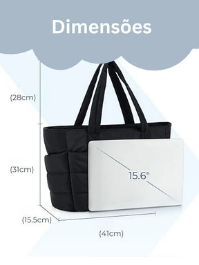 Bolsa Feminina Tote Puffer Grande Susie