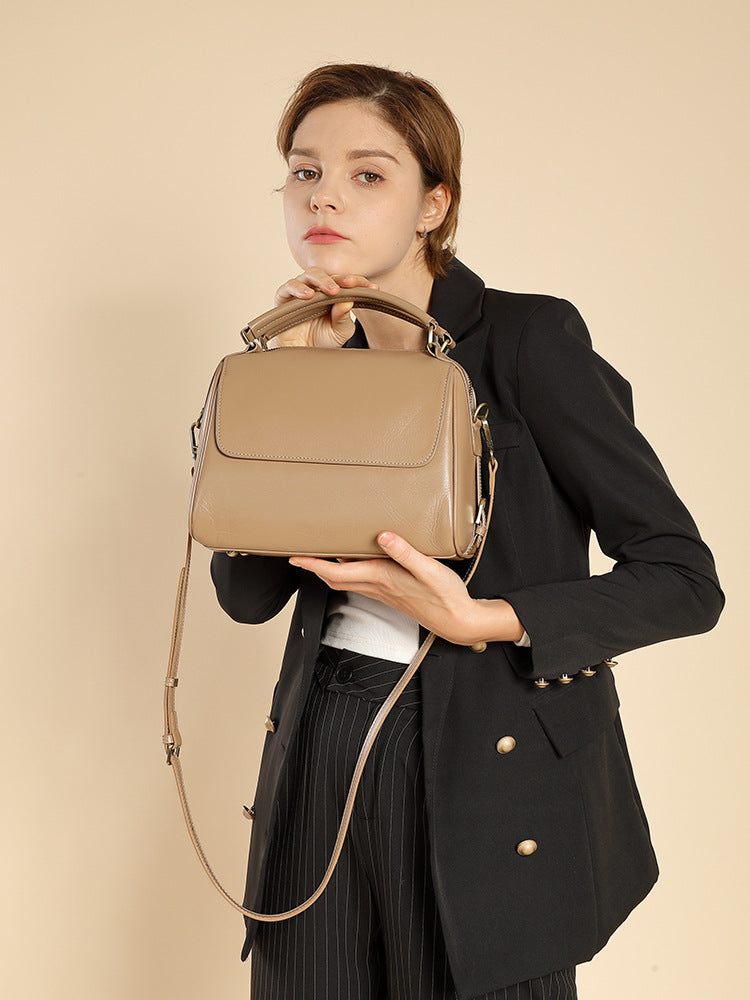 Bolsa Média Couro Legítimo Génova