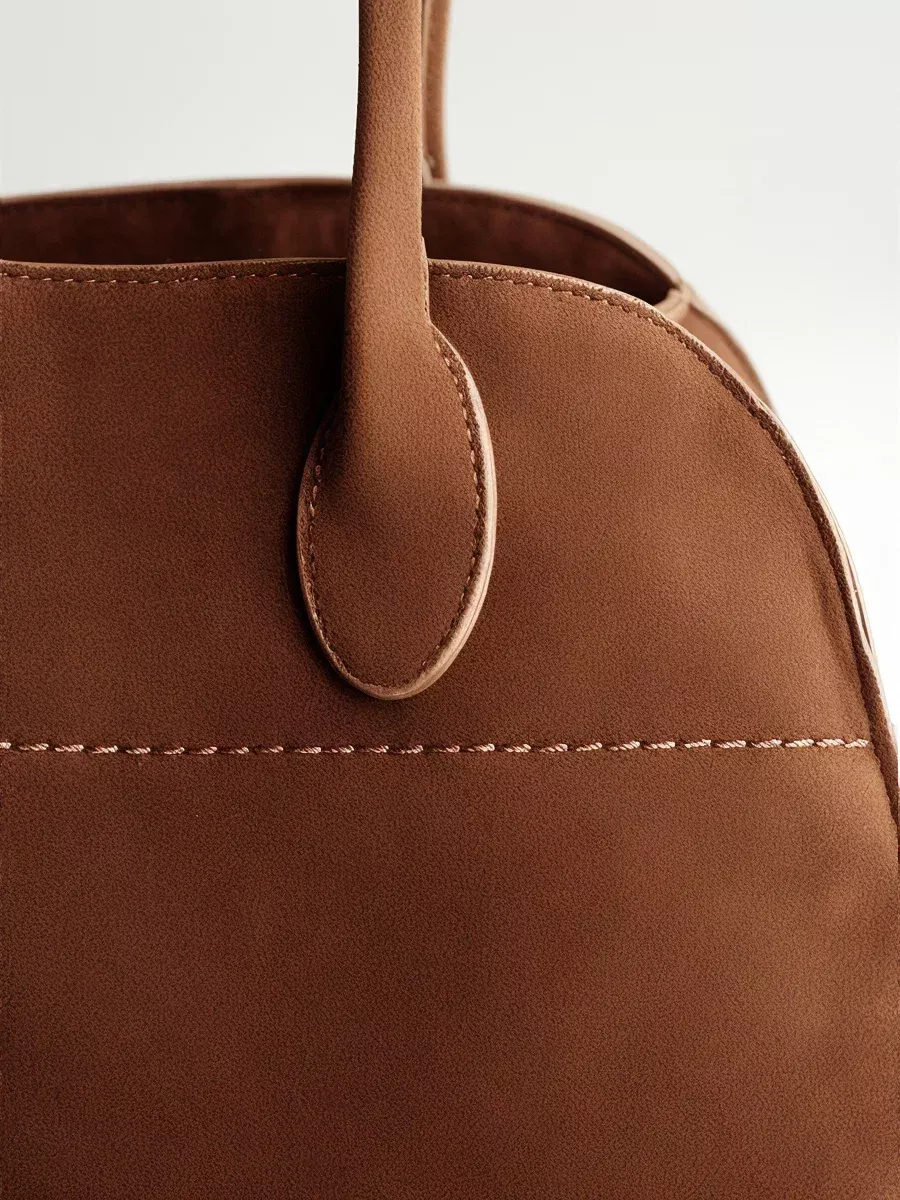 Bolsa Tote Grande Suede Hazel