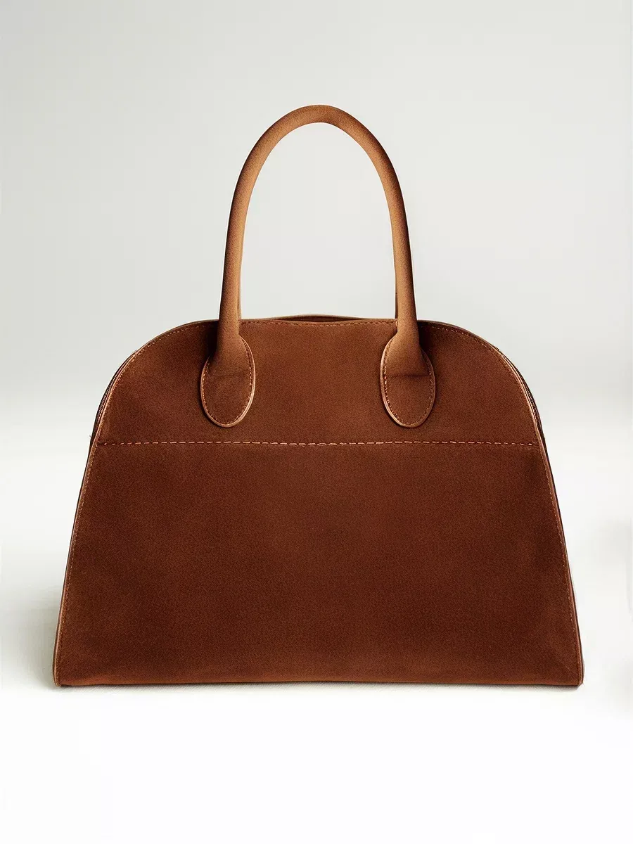Bolsa Tote Grande Suede Hazel