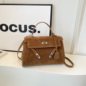 Bolsa Classic Média Suede Madri