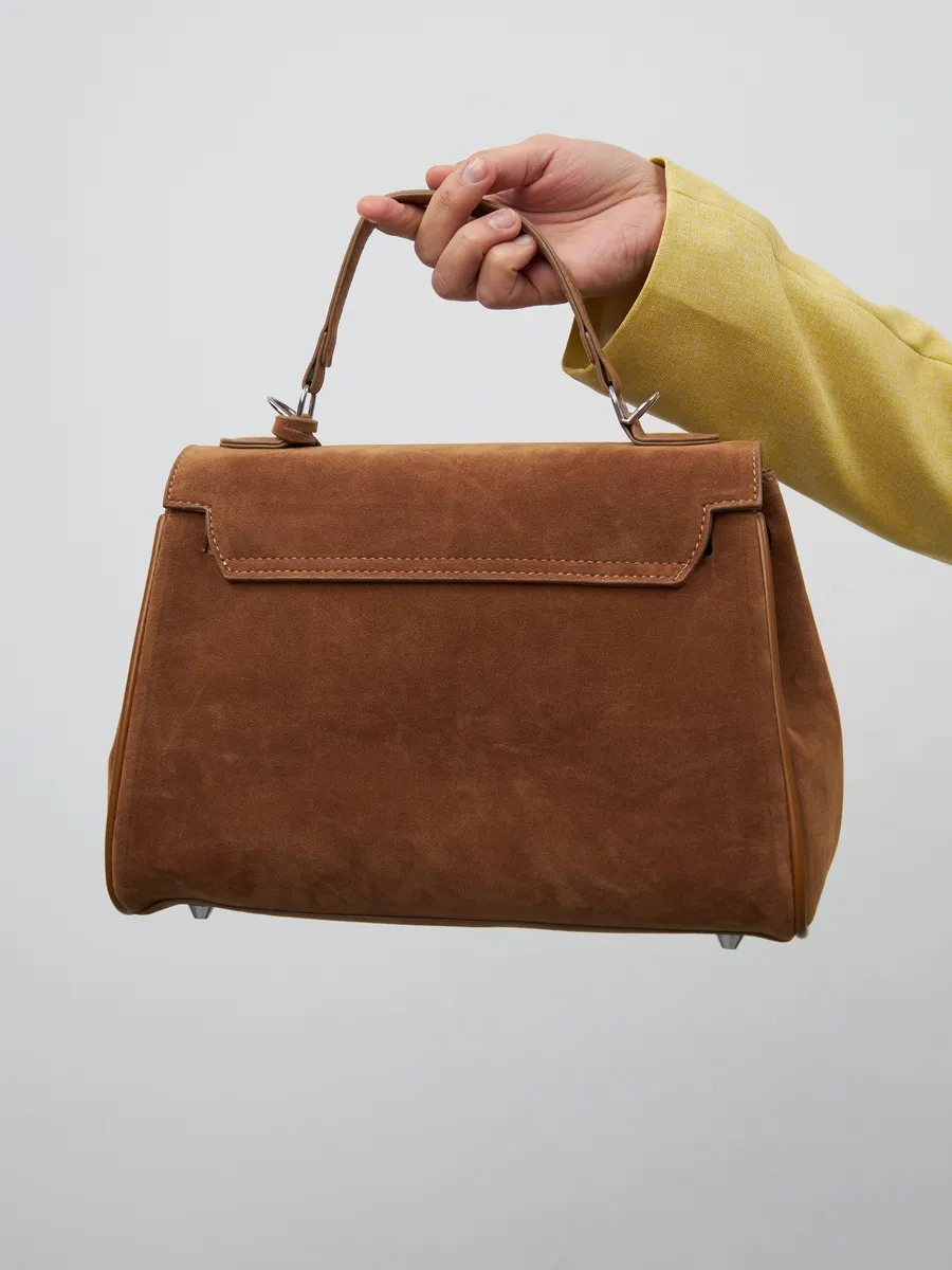 Bolsa Classic Média Suede Madri