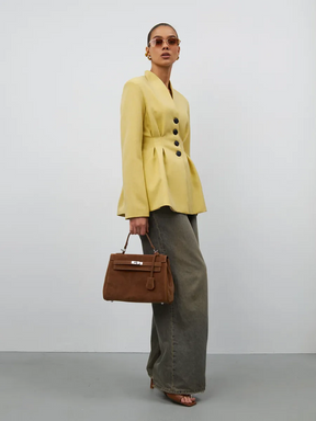 Bolsa Classic Média Suede Madri