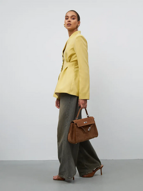 Bolsa Classic Média Suede Madri