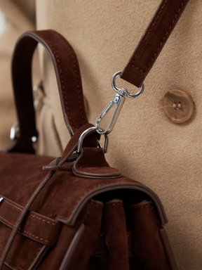 Bolsa Classic Média Suede Madri