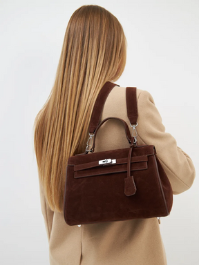Bolsa Classic Média Suede Madri