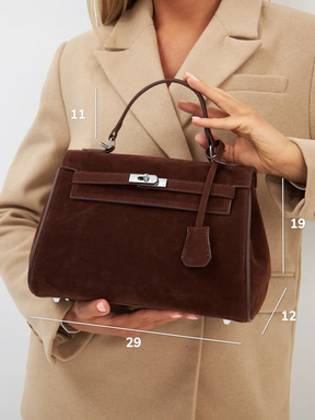 Bolsa Classic Média Suede Madri