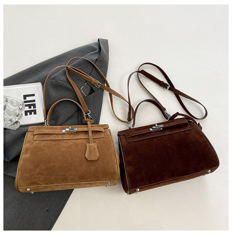 Bolsa Classic Média Suede Madri