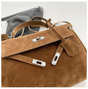 Bolsa Classic Média Suede Madri