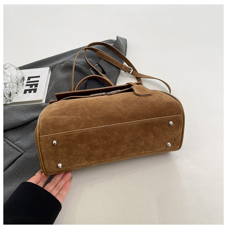 Bolsa Classic Média Suede Madri