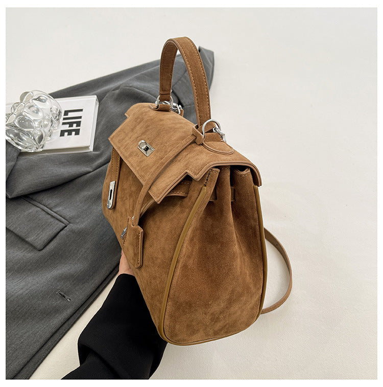 Bolsa Classic Média Suede Madri