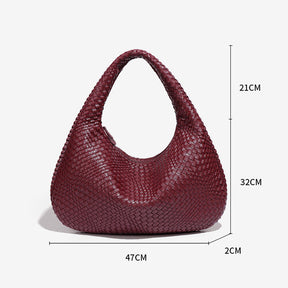 Bolsa de Ombro Maxi Trançada Havana