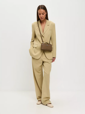 Bolsa Transversal Pequena Couro Legítimo Sintra