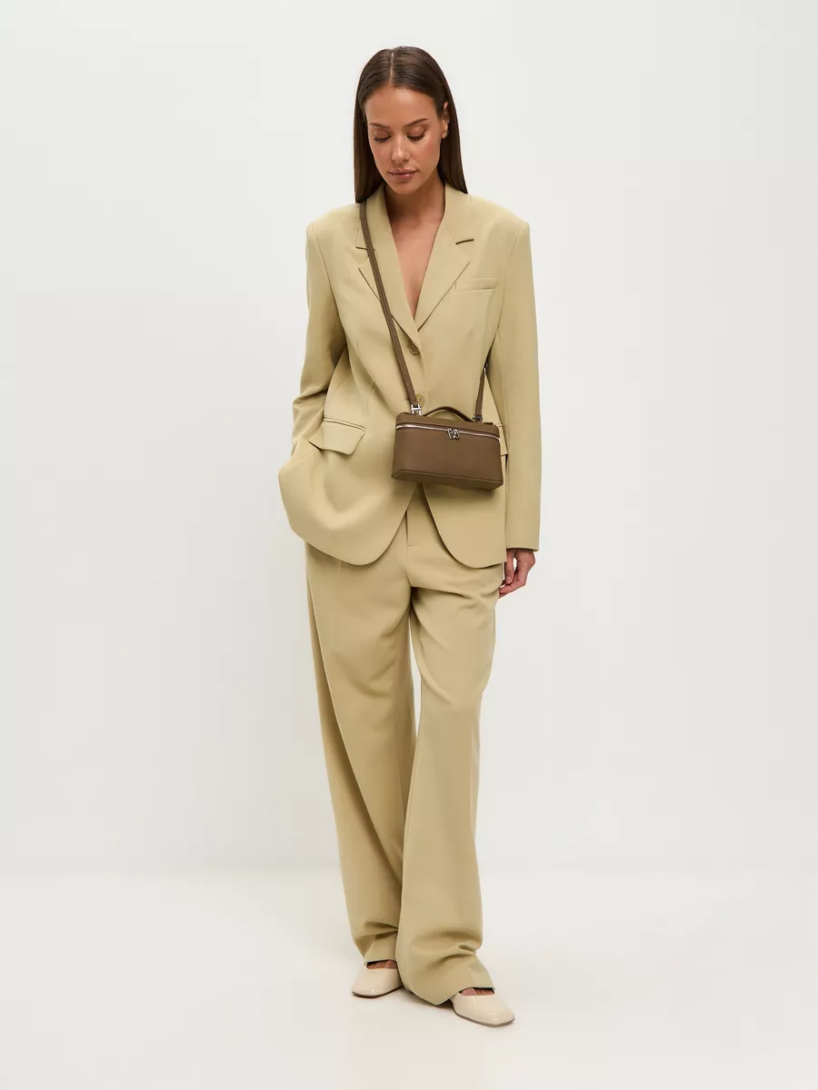 Bolsa Transversal Pequena Couro Legítimo Sintra