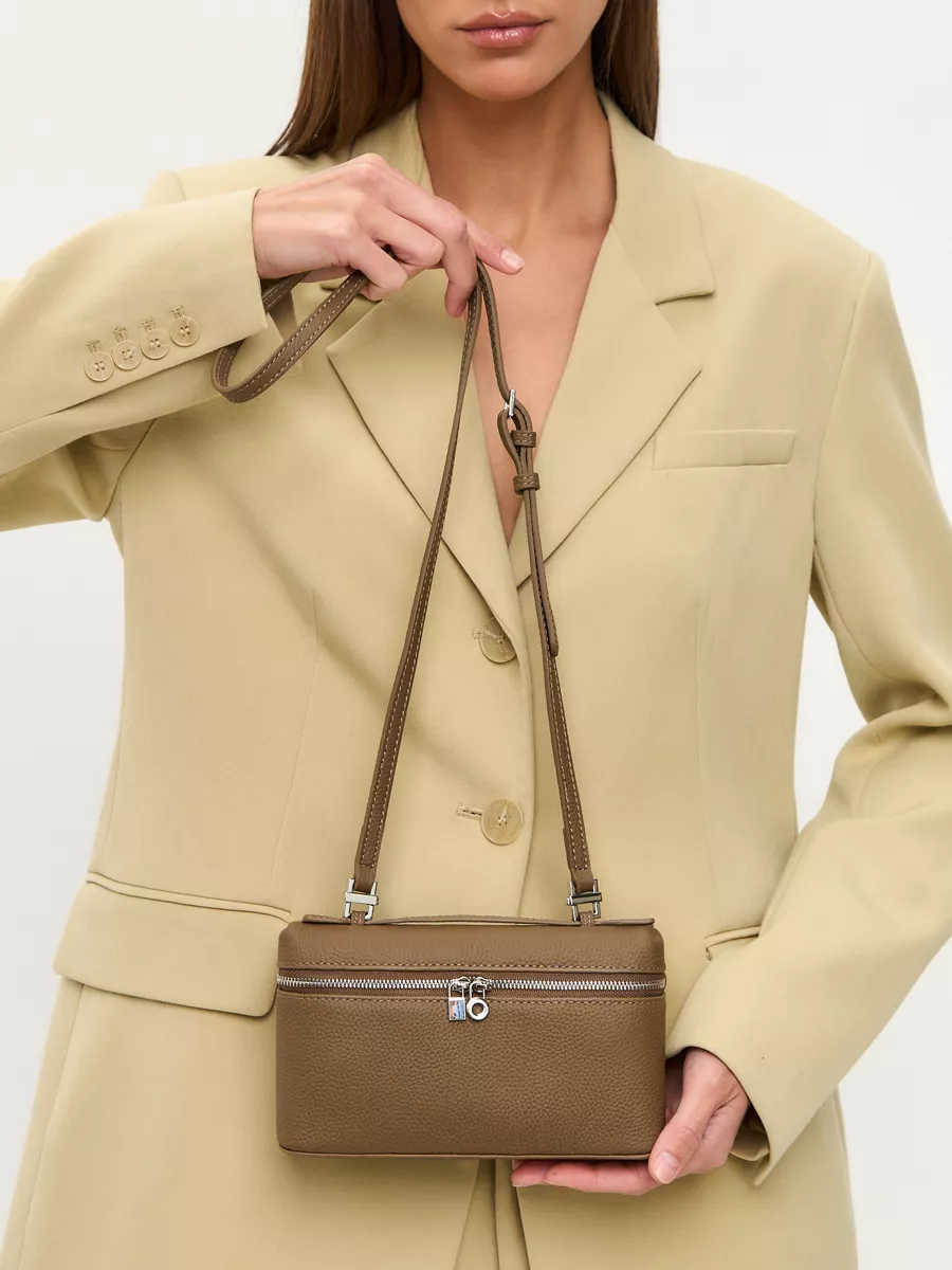 Bolsa Transversal Pequena Couro Legítimo Sintra