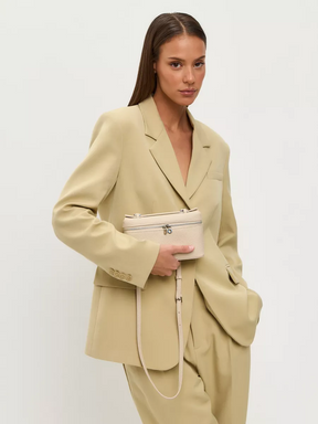 Bolsa Transversal Pequena Couro Legítimo Sintra