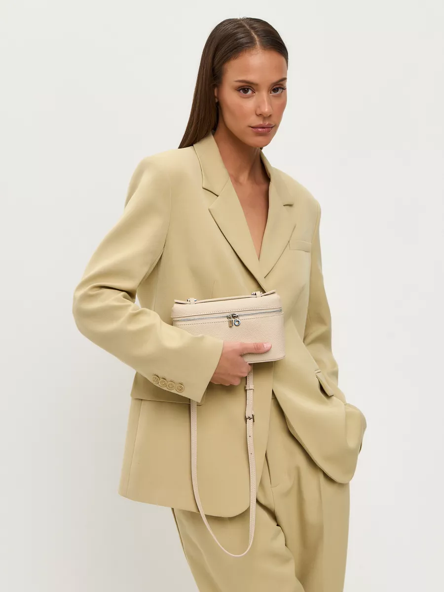 Bolsa Transversal Pequena Couro Legítimo Sintra