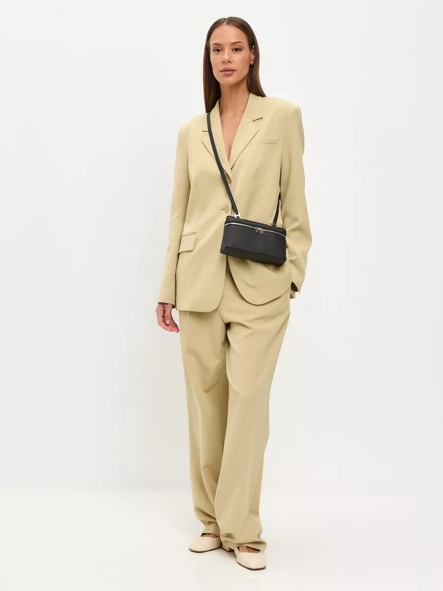 Bolsa Transversal Pequena Couro Legítimo Sintra