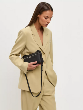 Bolsa Transversal Pequena Couro Legítimo Sintra