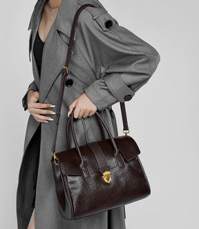 Bolsa Classic Média Couro Legítimo Napoli