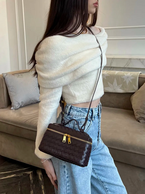 Bolsa Pequena Trançada Manila