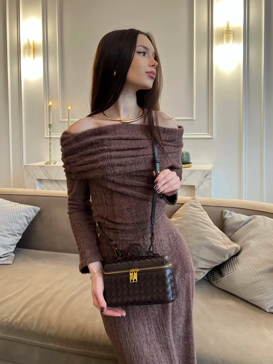 Bolsa Pequena Trançada Manila