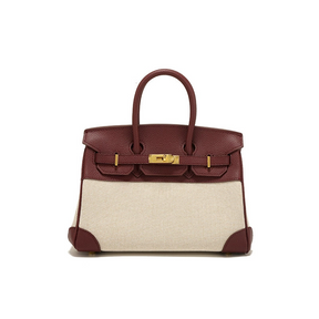 Bolsa Tote Média Canvas Bicolor Zaya