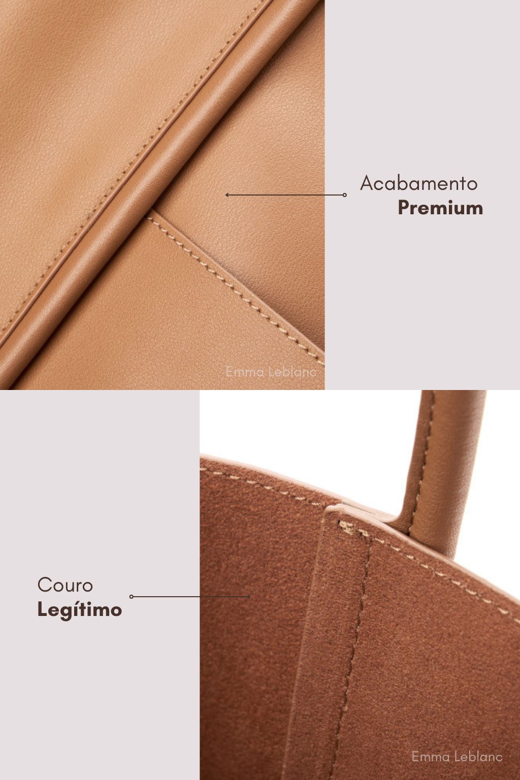 Bolsa Tote Couro Legítimo Lolla