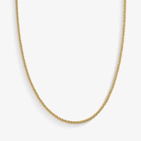 Choker Singapura Diamantado Folheado a Ouro18k