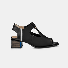 Sandália Elastano Salto Bloco