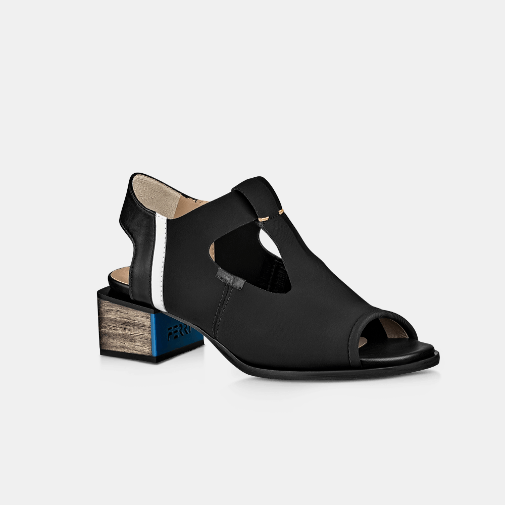 Sandália Elastano Salto Bloco