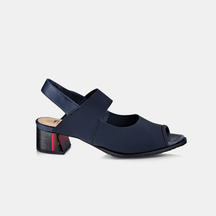 Sandália Salto Médio Gênova Marinho