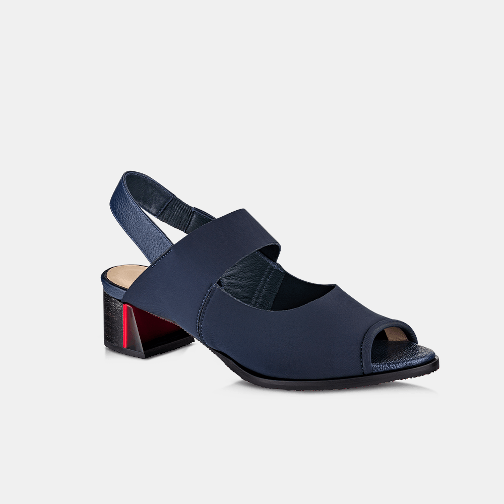 Sandália Salto Médio Gênova Marinho