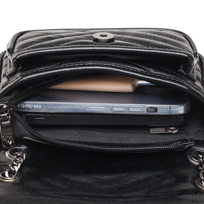 Bolsa Pequena Transversal Couro Legítimo Liz